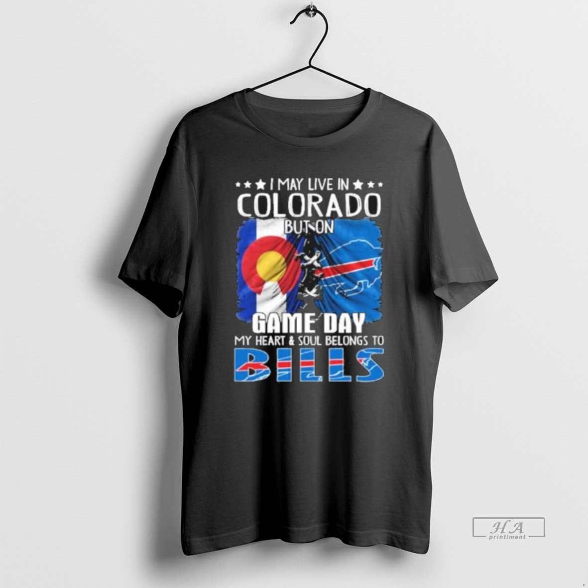 Official Trending Shirt I May Live In Colorado But On Gameday My Heart And Soul Hoodie, Sweatshirt | RetroVerseTees.com