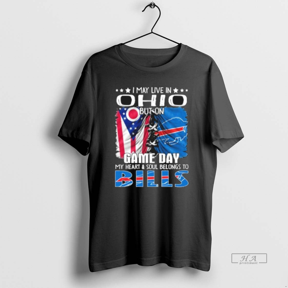 Official Trending Shirt I May Live In Ohio But On Gameday My Heart And Soul Hoodie, Sweatshirt | RetroVerseTees.com