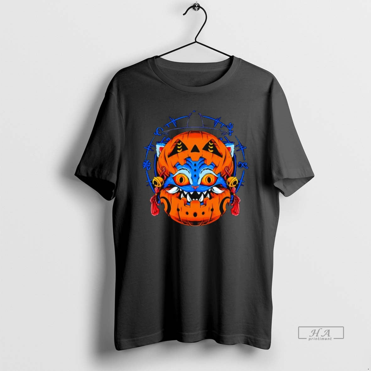 Official Trendy Blue Tiger Derpy Inside Pumpkin Halloween