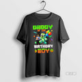 Official Trendy Daddy Of The Birthday Boy Pixel Gamer