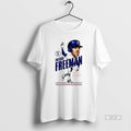 Official Trendy Freddie Freeman Los Angeles Dodgers Caricature 2025