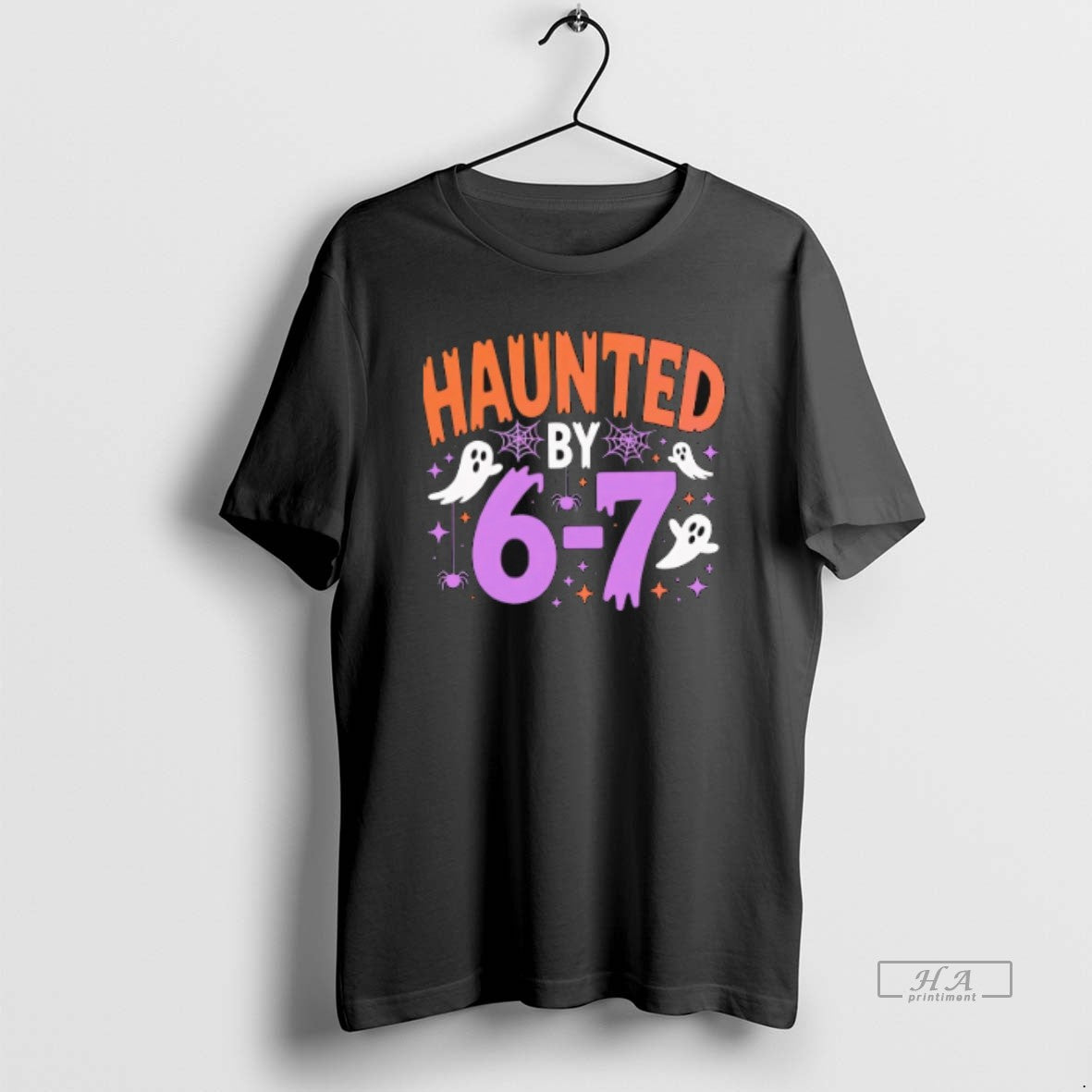 Official Trendy Haunted By 6 7 Halloween