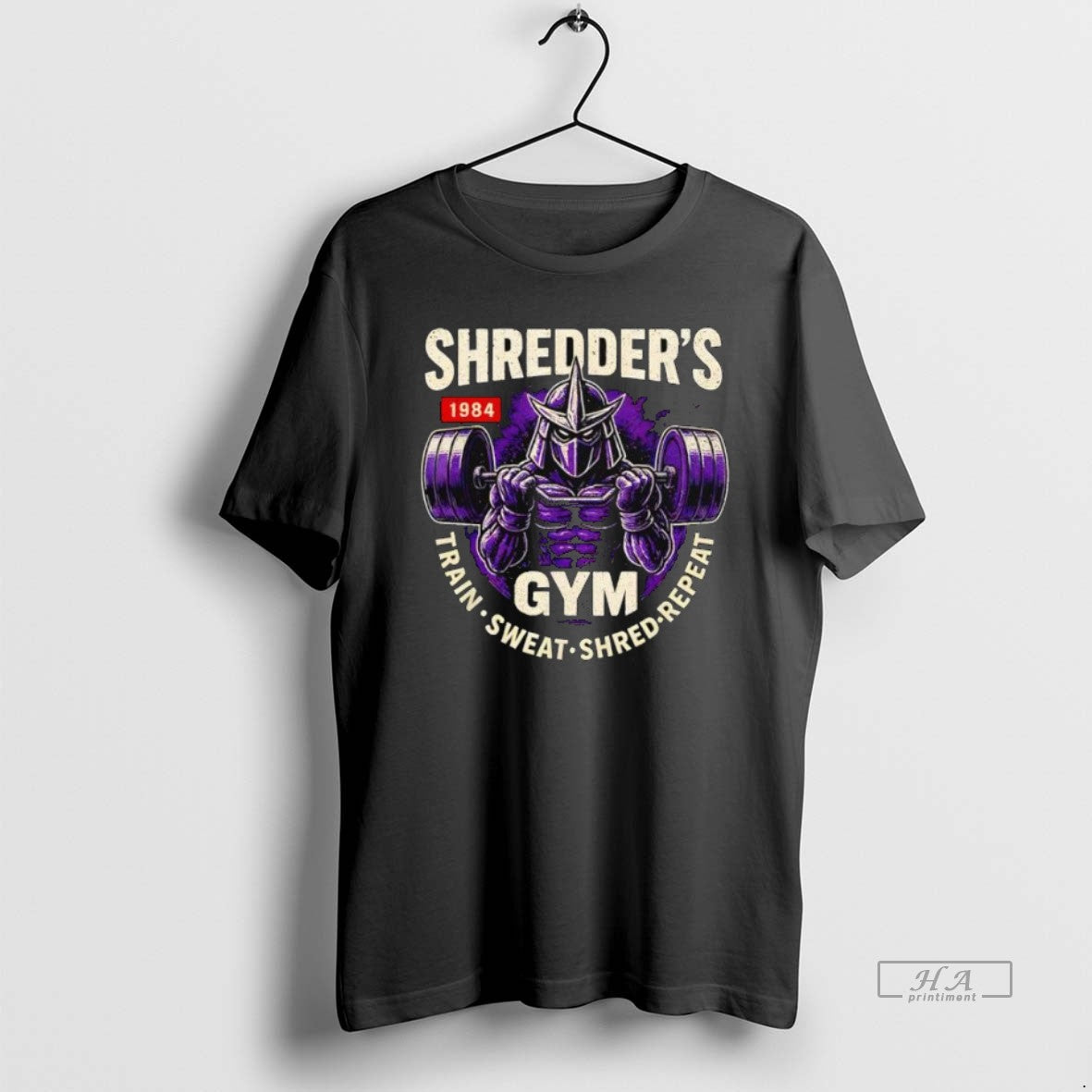 Official Trendy Shredders 1984 Train Sweat Shred Repeat