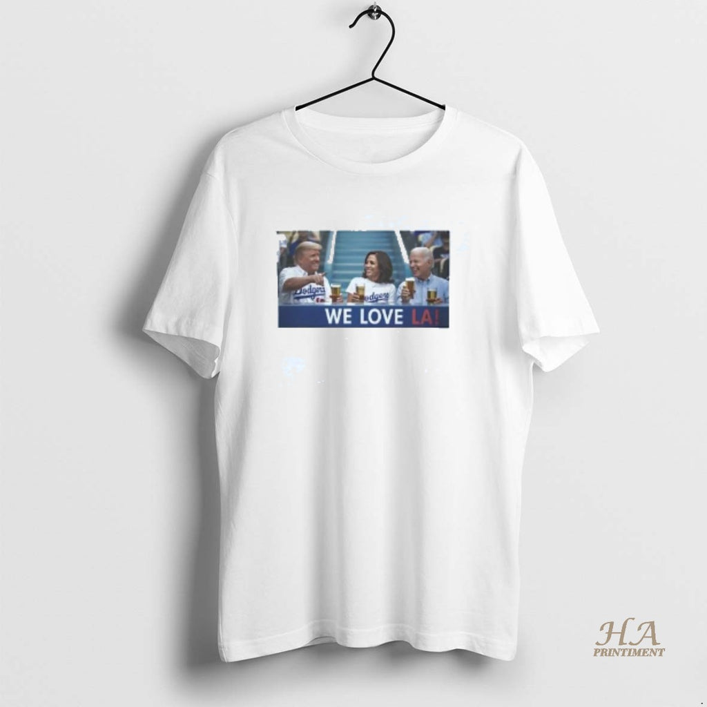 Official Trump Biden Kamala We Love La Dodgers