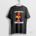 Official Trump Make Venezuela Great Again Venezuela Flag Caricature T-Shirts, Hoodie, Sweatshirt | RetroVerseTees.com
