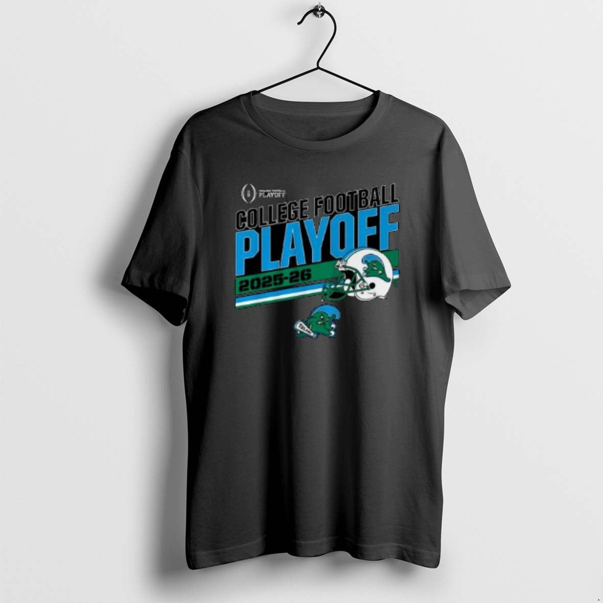 Official Tulane Football 2025 Cfp Stripe Circle Black T-Shirts, Hoodie, Sweatshirt | RetroVerseTees.com