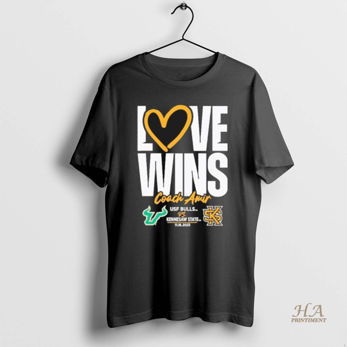 Official Usf Vs Kennesaw State Love Wins Coach Amir