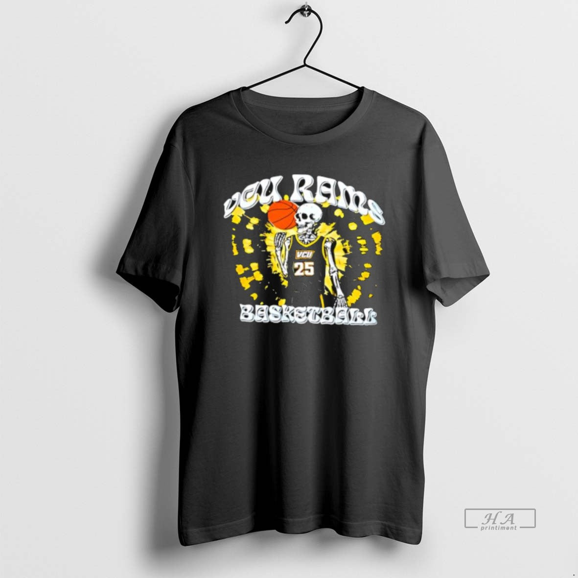 Official Vcu Rams Basketball Skeleton T-Shirts, Hoodie, Sweatshirt | RetroVerseTees.com