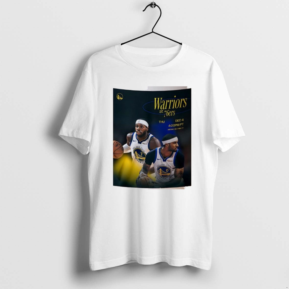 Official Warriors At 76ers Thu Dec 4 T-Shirts, Hoodie, Sweatshirt | RetroVerseTees.com