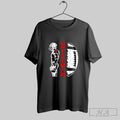 Official Whittenton 61 Football Player And Distressed Ball Posters Black