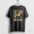 Official Wolverines Vs Steelers Mascot On Saturdays And On Sundays T-Shirts, Hoodie, Sweatshirt | RetroVerseTees.com