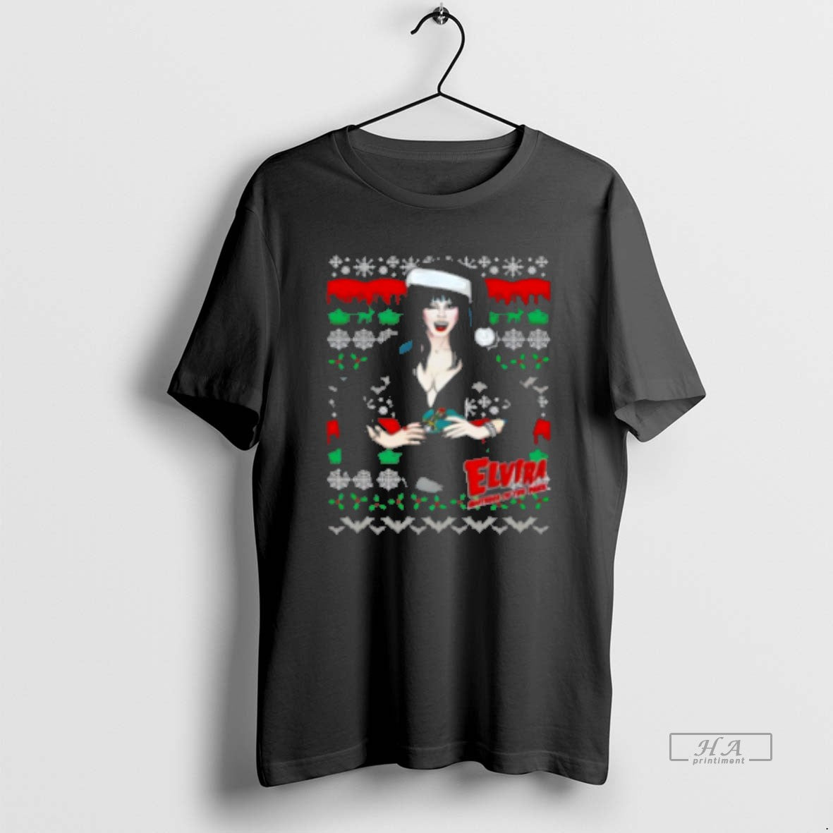 Official Elvira Wink Xmas Christmas Classic Womens T-Shirts, Hoodie, Sweatshirt | RetroVerseTees.com