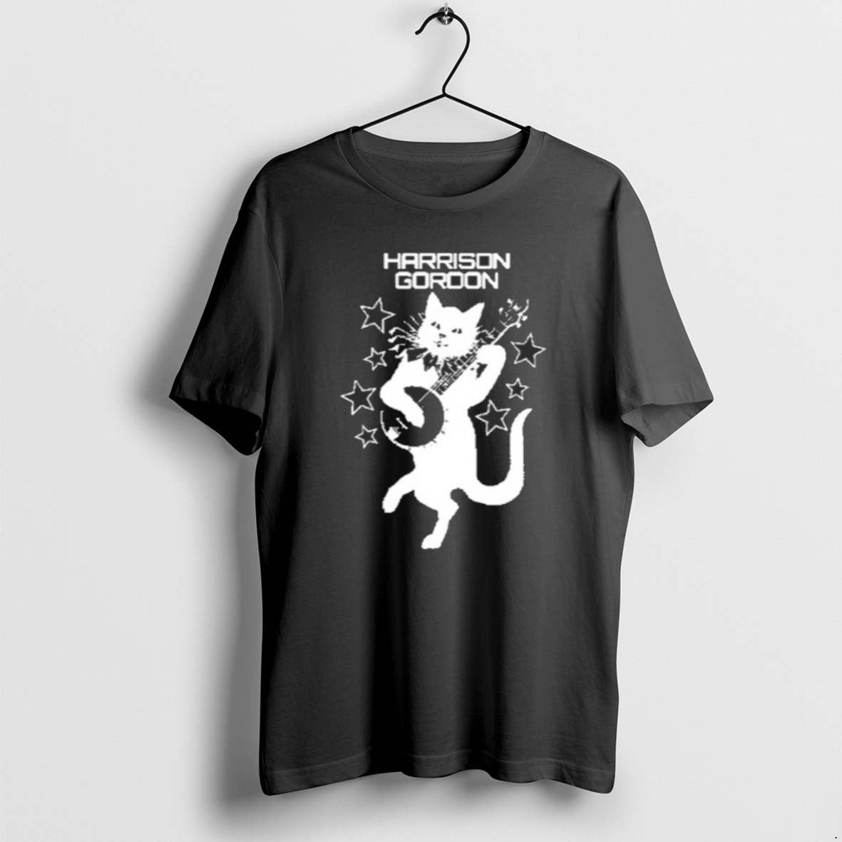 Official Harrison Gordon Banjo Cat Tee Hoodie, Sweatshirt | RetroVerseTees.com