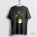 Official Trex Jurassic Dinosaur Moon Shirt Unisex Tshirt 0i4h9x