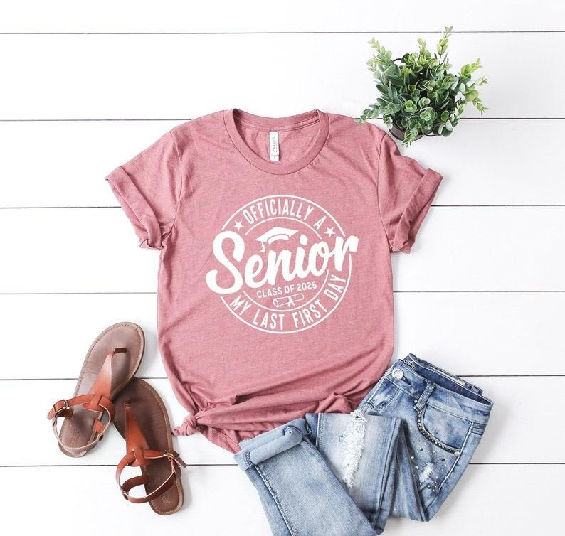 Officially A Senior Class Of 2025 Shirt, Last First Day 2025, My Last First Day, Back To School Shirt, Our Final Chapter,...