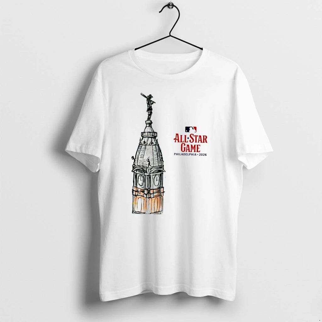 Officials 2026 Mlb All Star Game Philadelphia Sketch Tee Premium T Shirt
