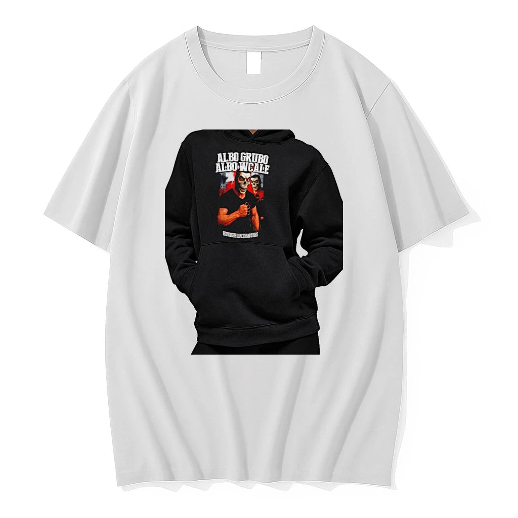 Officials Albo Grubo Albo Wcale Extreme Life Hardcore Skull Premium T Shirt