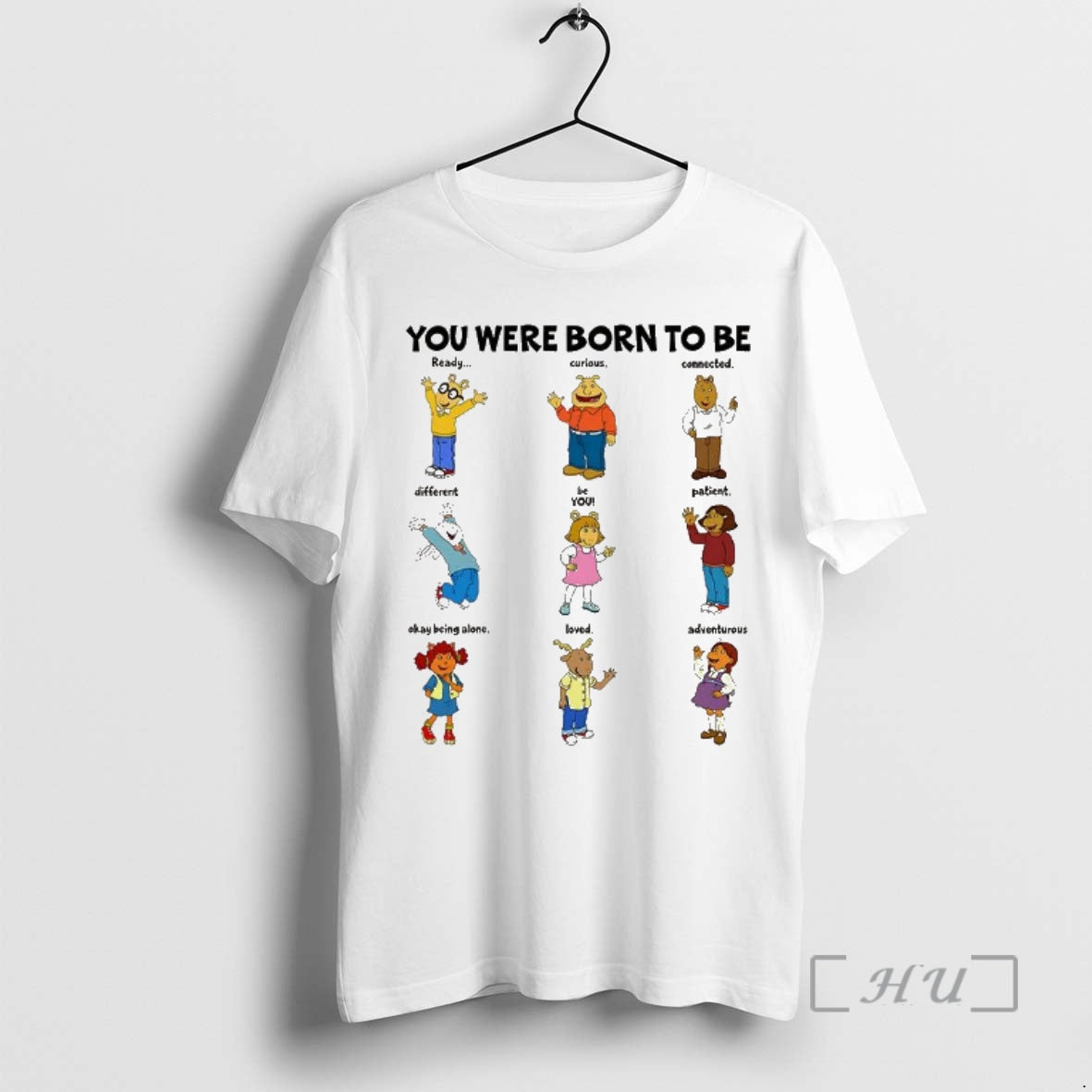 Officials Arthur And Friends You Were Born To Be Arthur Tv Show Cartoon Premium T-Shirts, Hoodie, Sweatshirt