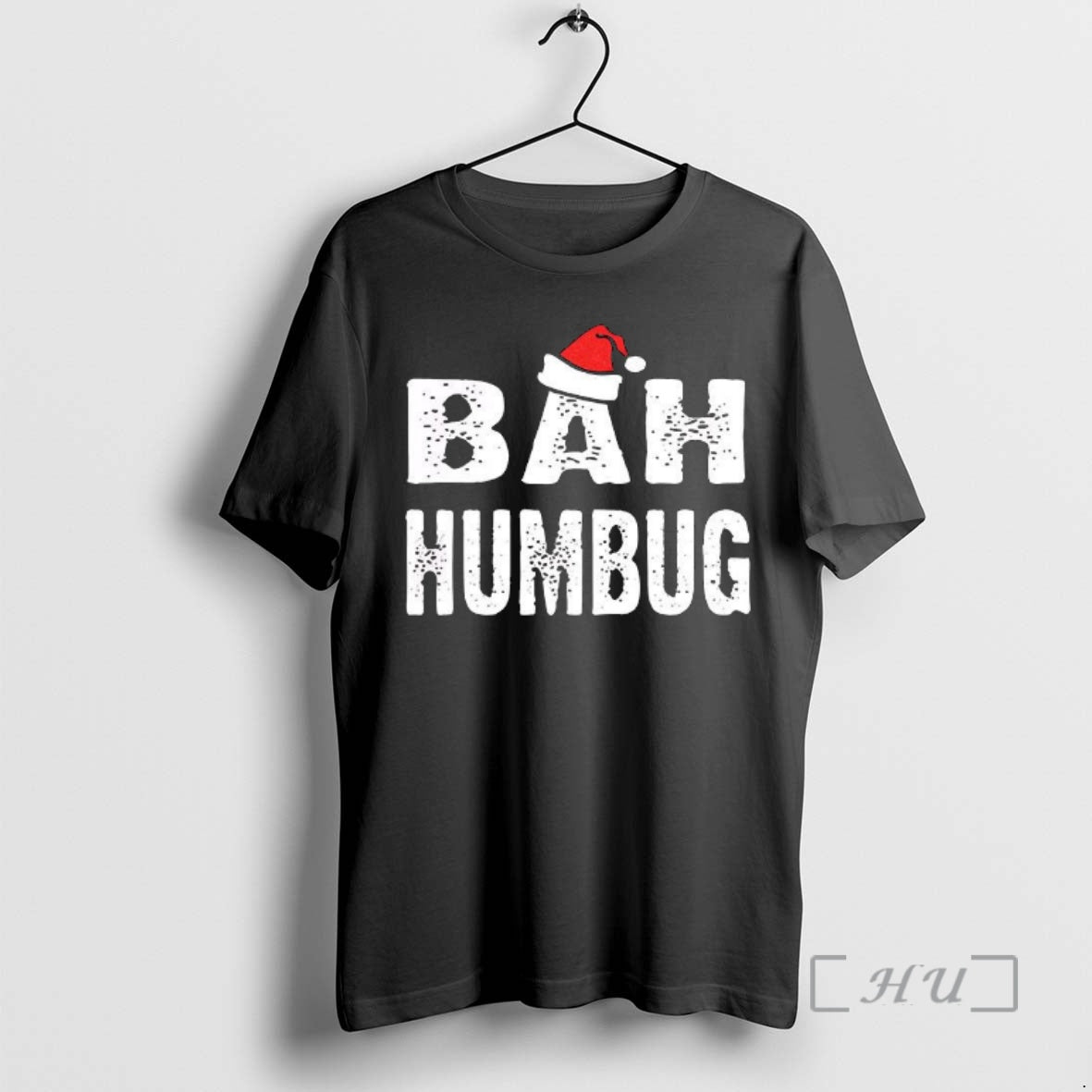 Officials Bah Humbug Santa Hat Christmas Letter T-Shirts, Hoodie, Sweatshirt | RetroVerseTees.com