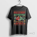 Officials Balls Deep In The Christmas Spirit Xmas Ugly T-Shirts, Hoodie, Sweatshirt | RetroVerseTees.com