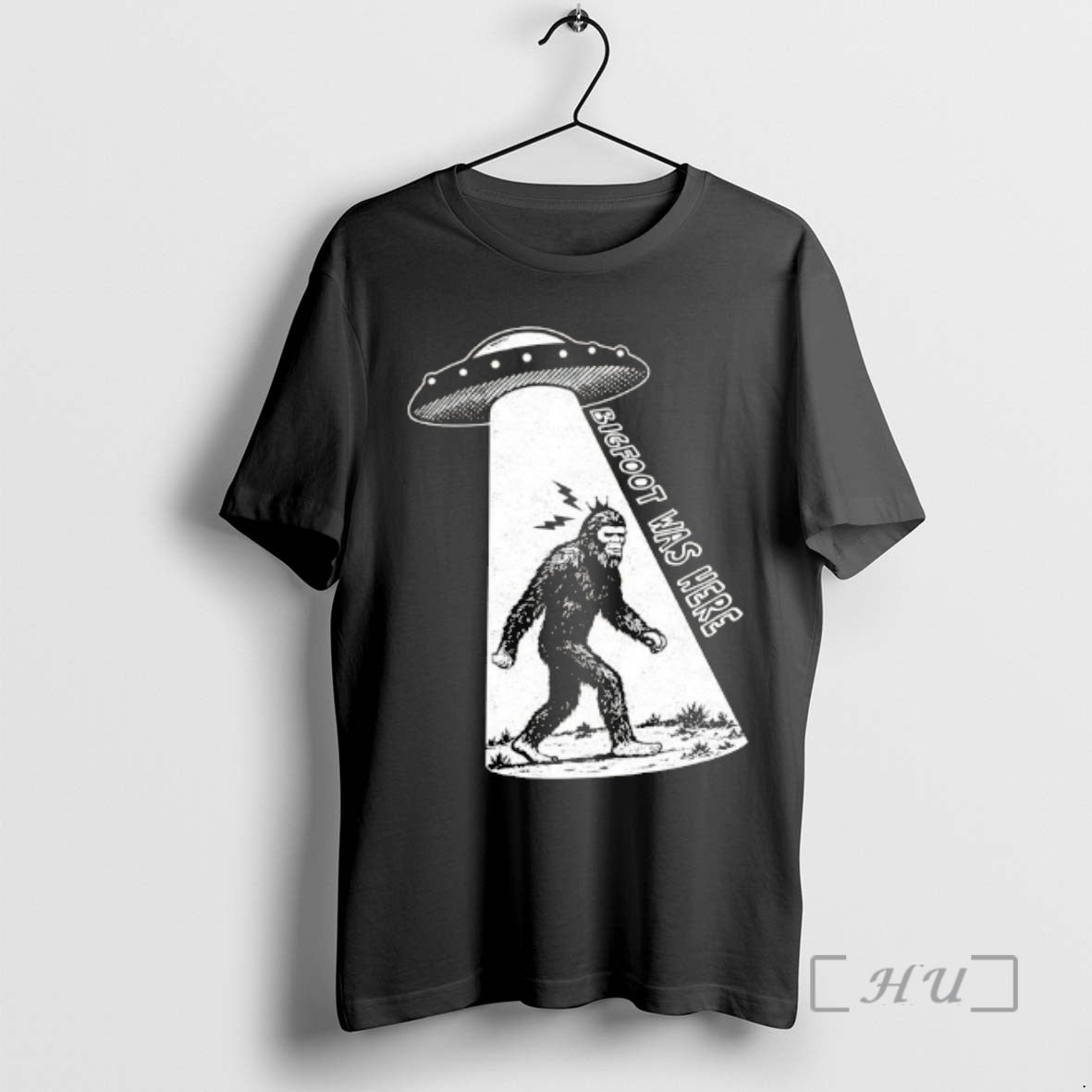 Officials Bigfoot Was Here Ufo T-Shirts, Hoodie, Sweatshirt | RetroVerseTees.com