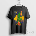 Officials Billie Eilish Color Pop Crouching Portrait Art T-Shirts, Hoodie, Sweatshirt | RetroVerseTees.com