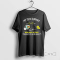 Officials Black Cat My Tech Support Meow Have You Tried Turning It Off And On T-Shirts, Hoodie, Sweatshirt