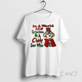 Officials Bluey In A World Full Of Grinches Be A Cindy Lou Who Premium T-Shirts, Hoodie, Sweatshirt | RetroVerseTees.com