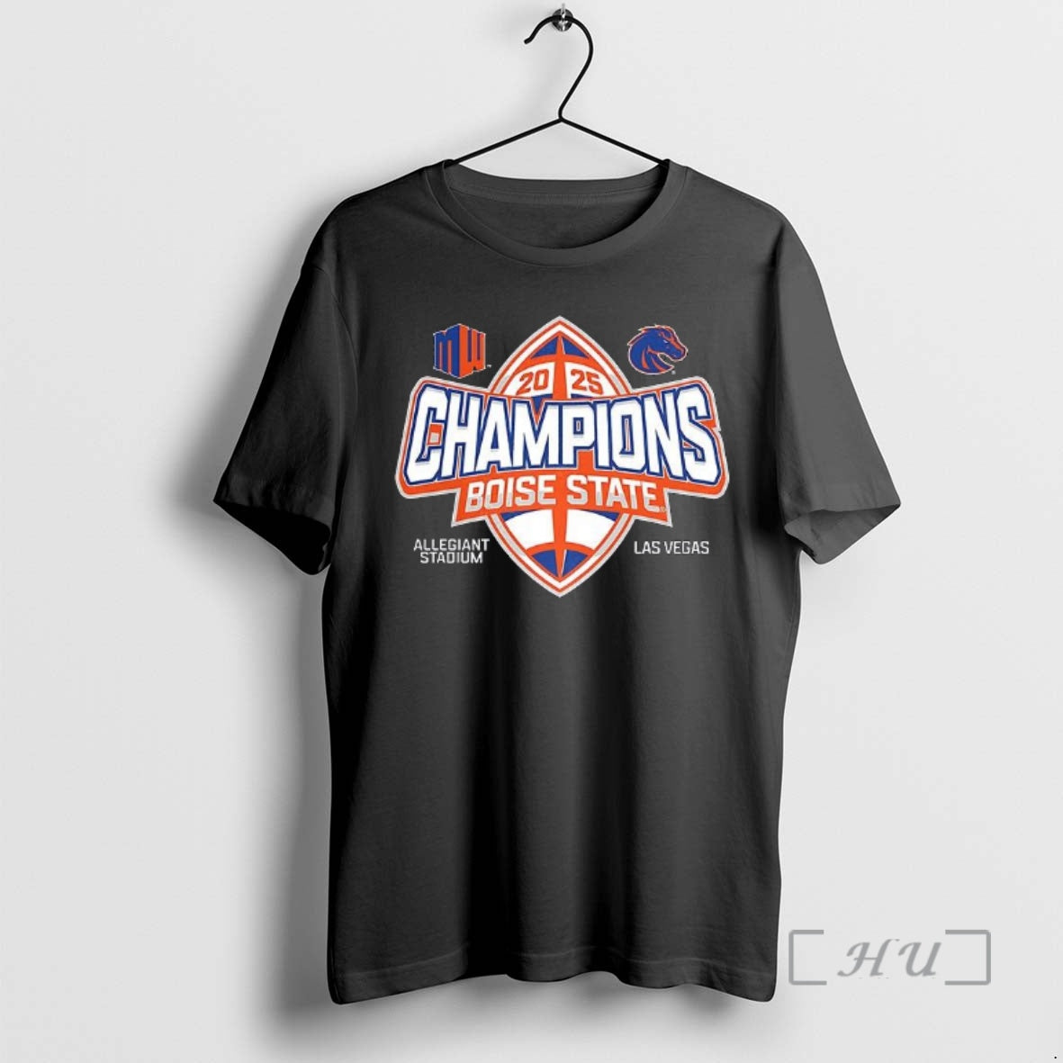 Officials Boise State Broncos 2025 Mountain West Football Champions Logo T-Shirts, Hoodie, Sweatshirt | RetroVerseTees.com