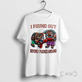 Officials Boxing Bear I Found Out Before I Fcked Around Circle Premium T Shirts Sweater Hoodie, Sweatshirt