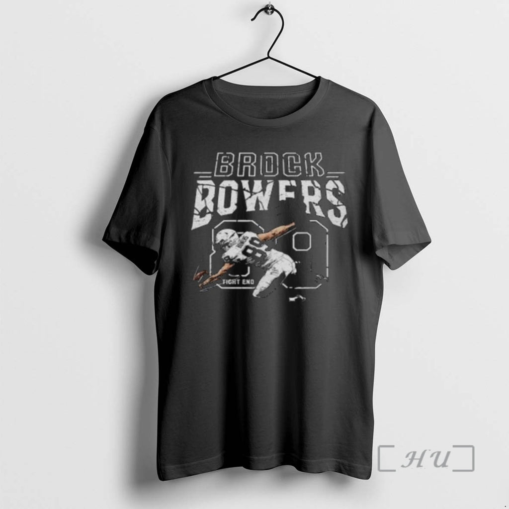 Officials Brock Bowers Las Vegas Catch Circle Black