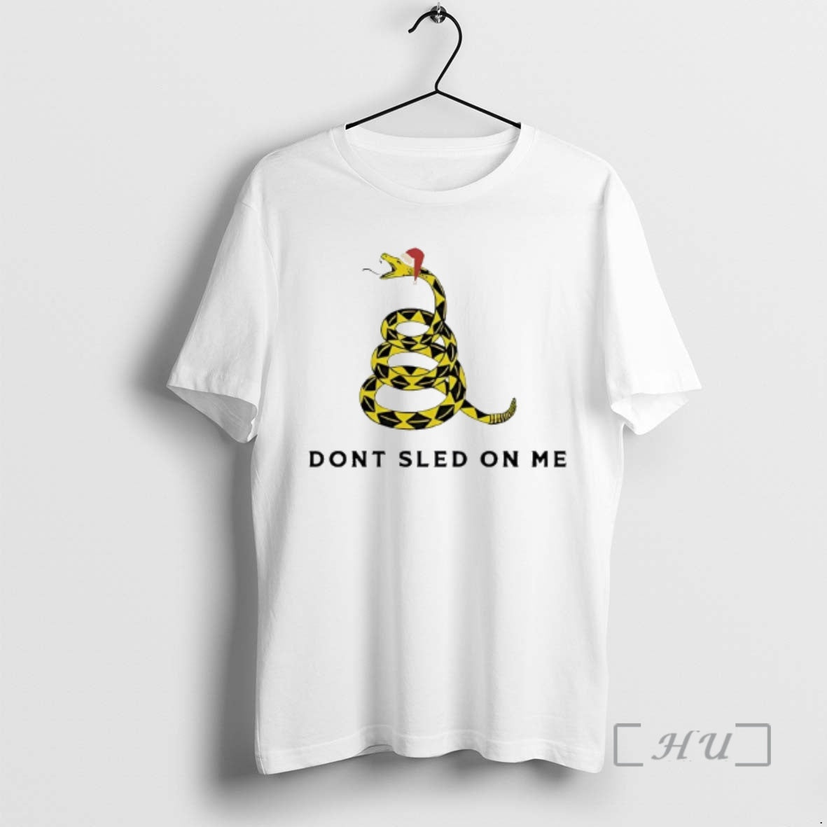 Officials Bungarus Fasciatus Wearing Christmas Hat Dont Sled On Me T-Shirts, Hoodie, Sweatshirt | RetroVerseTees.com