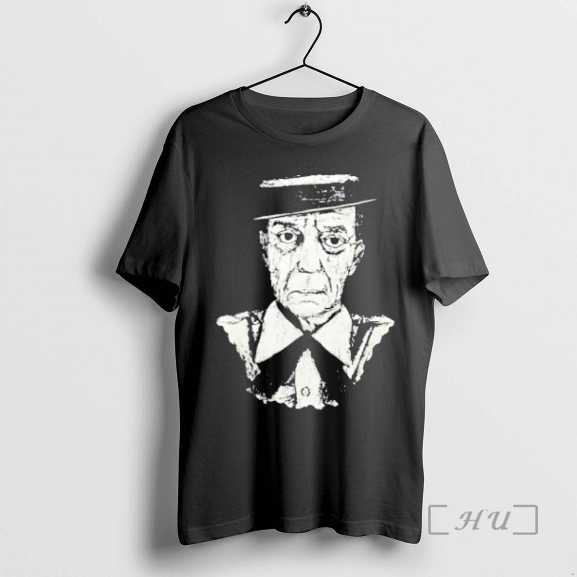 Officials Buster Keaton Portrait Classic Retro Black T-Shirts, Hoodie, Sweatshirt | RetroVerseTees.com