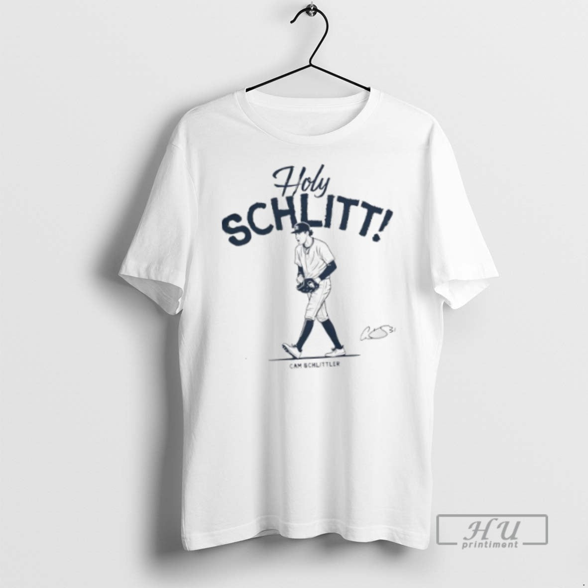 Officials Cam Schlittler Holy Schlitt New York Yankees Baseball Signature T Shirt