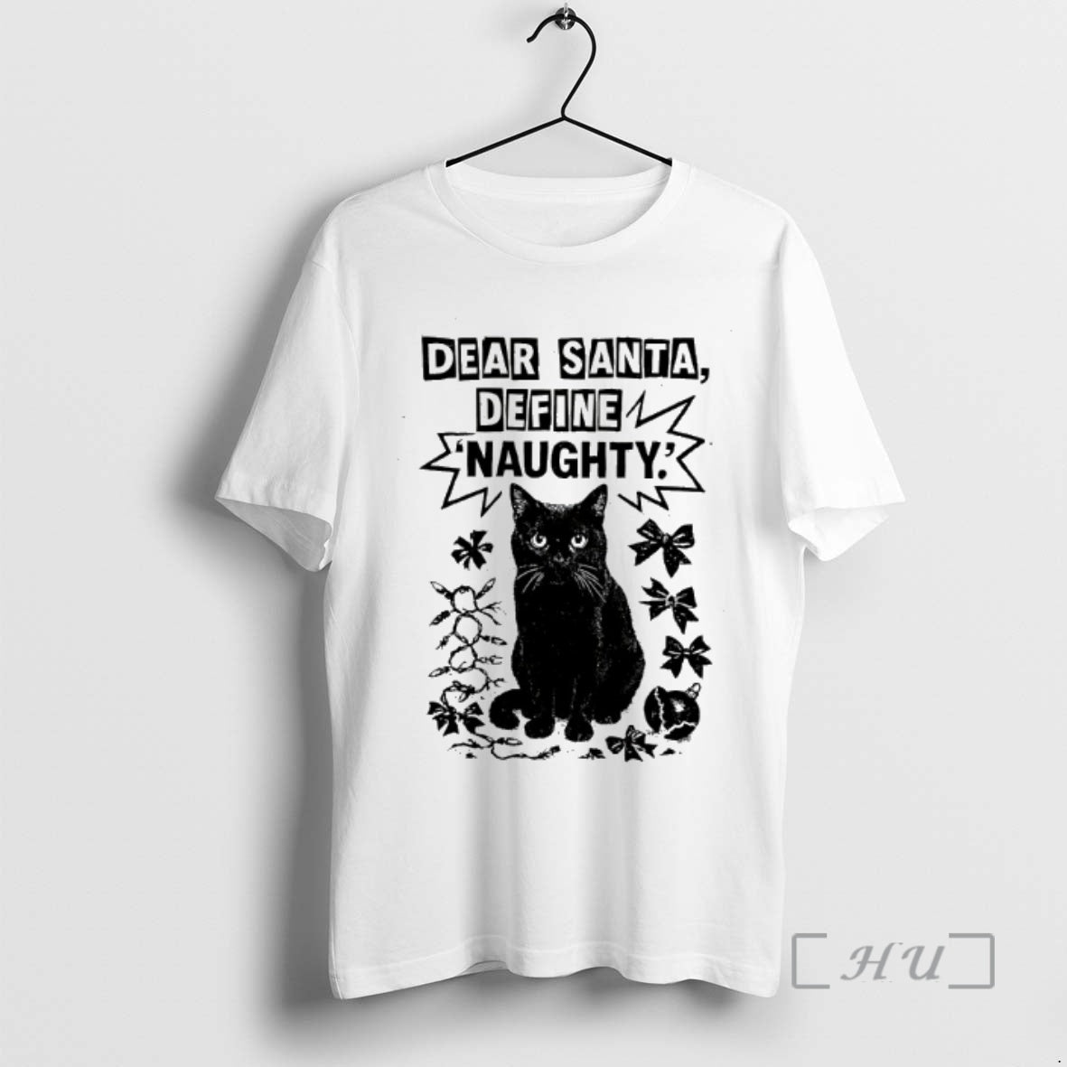 Officials Cat Dear Santa Define Naughty T-Shirts, Hoodie, Sweatshirt | RetroVerseTees.com