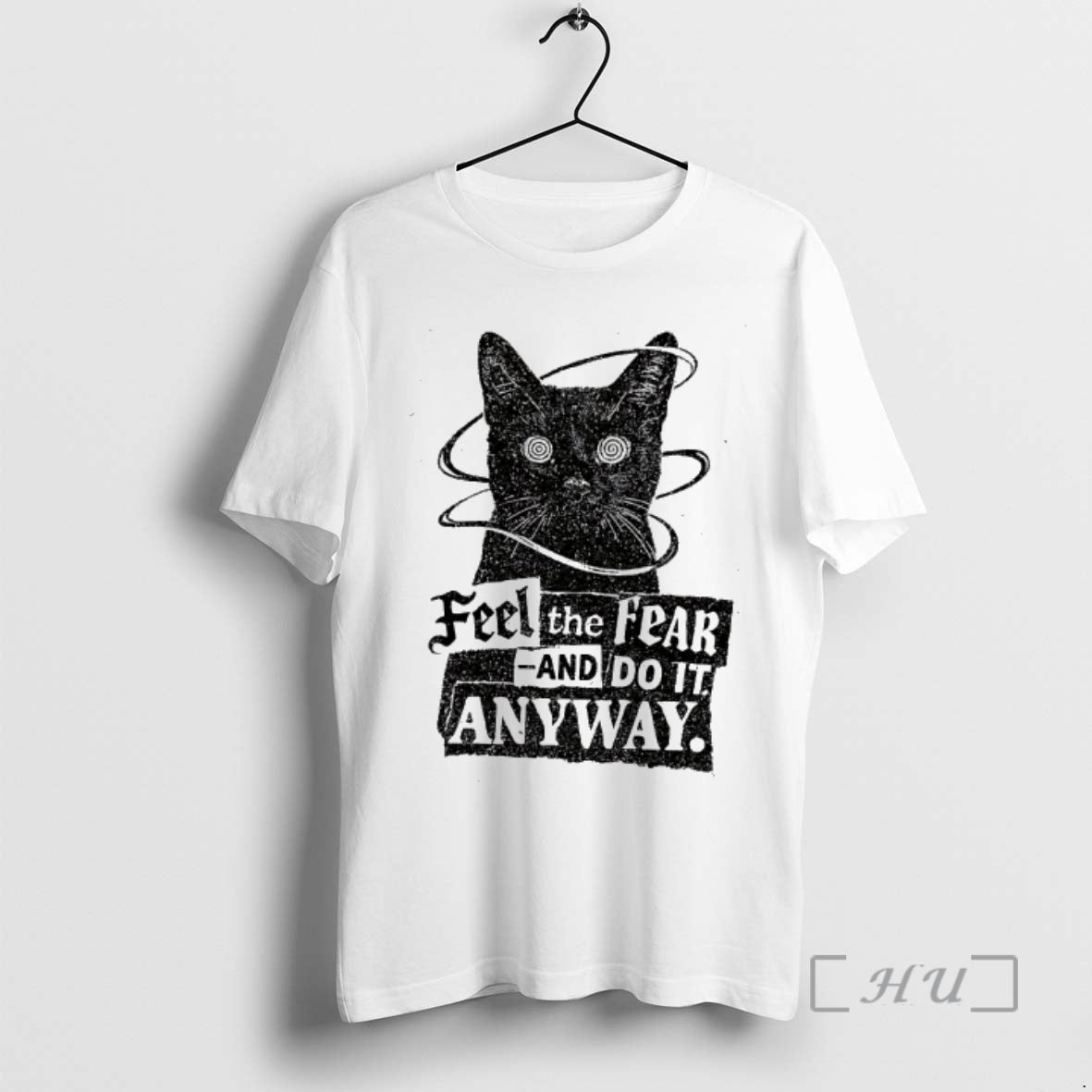 Officials Cat Feel The Fear And Do It Anyway T-Shirts, Hoodie, Sweatshirt | RetroVerseTees.com