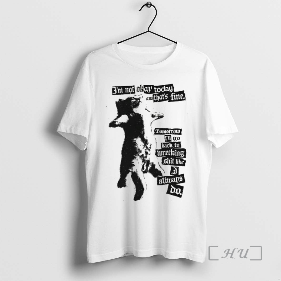 Officials Cat Im Not Okay Today And Thats Fine Tomorrow T-Shirts, Hoodie, Sweatshirt | RetroVerseTees.com