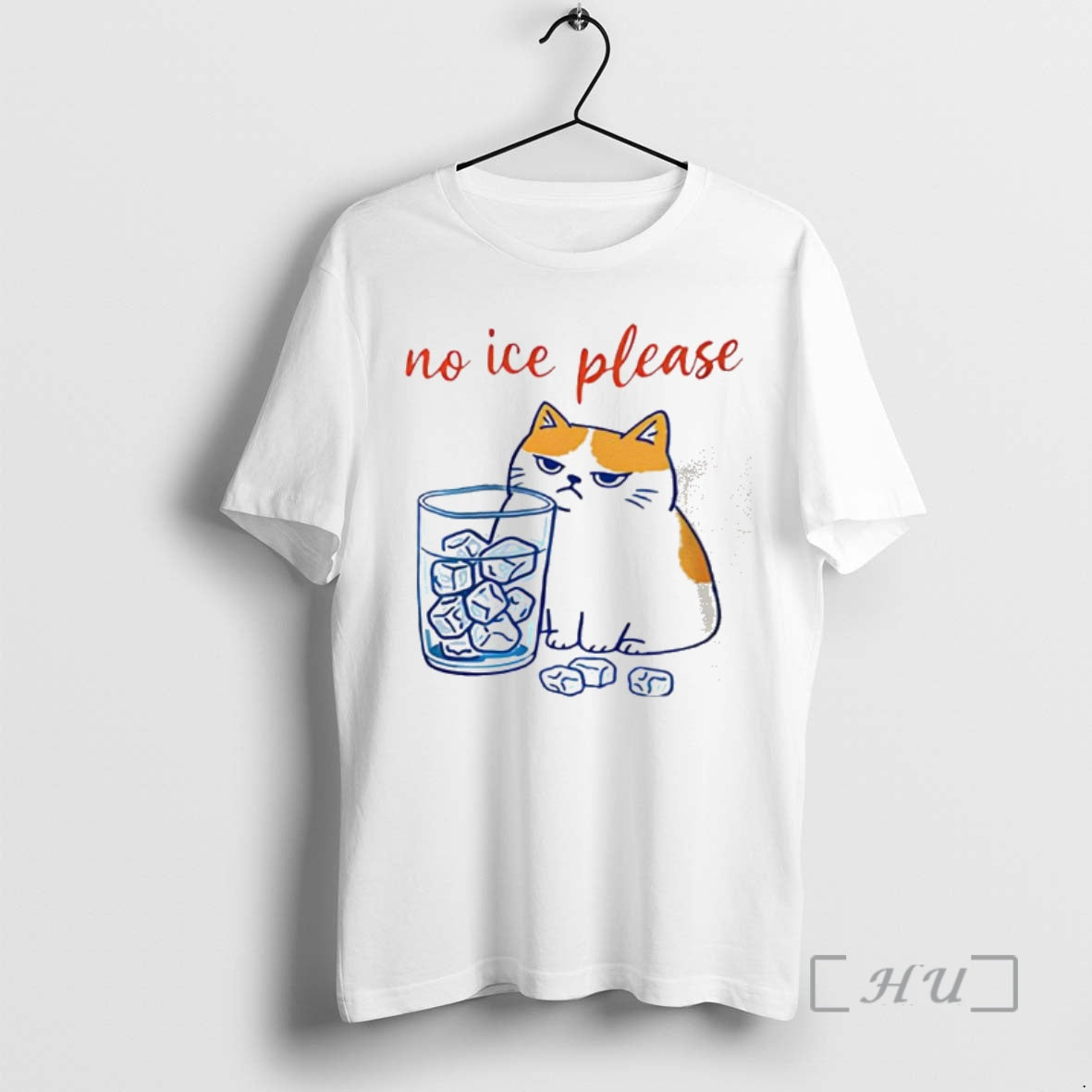 Officials Cat No Ice Please Caricature T-Shirts, Hoodie, Sweatshirt | RetroVerseTees.com