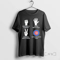 Officials Chicago Cubs Nothing Beats Rock Beats Scissors Paper Beats Rock Scissors Beats Paper Premium T-Shirts, Hoodie,...