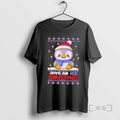 Officials Christmas Penguin Ugly Pixel Art Holiday