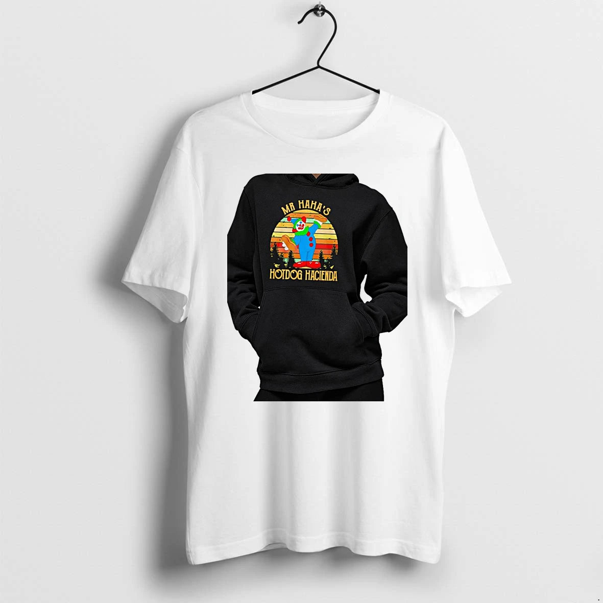 Officials Clown Hotdog Mr Hahas Hot Dog Hacienda Premium T Shirt