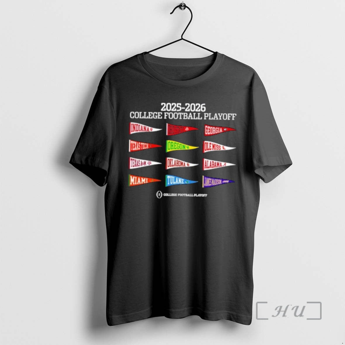 Officials College Football Playoff 2025 26 12 Team Pennant T-Shirts, Hoodie, Sweatshirt | RetroVerseTees.com