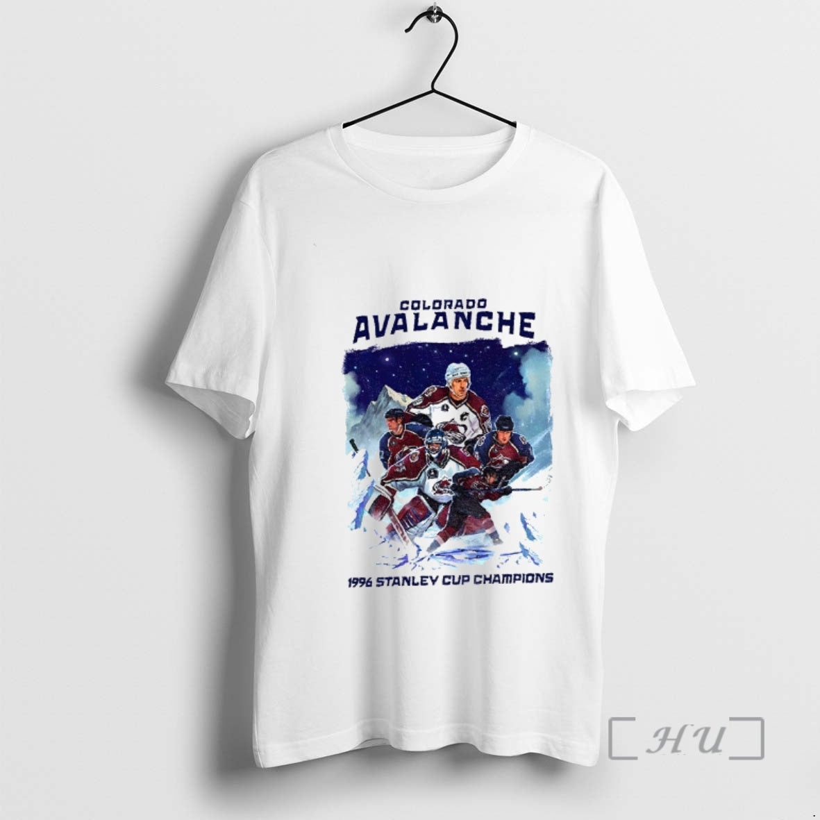 Officials Colorado Avalanche Stanley Cup 1996 Stanley Cup Champions T-Shirts, Hoodie, Sweatshirt | RetroVerseTees.com