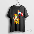 Officials Coqui Frog Football Fan Puerto Rico Flag T-Shirts, Hoodie, Sweatshirt | RetroVerseTees.com