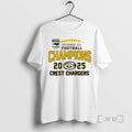 Officials Crest Chargers 2025 Nchsaa Division 5a Football Champions Christmas T-Shirts, Hoodie, Sweatshirt