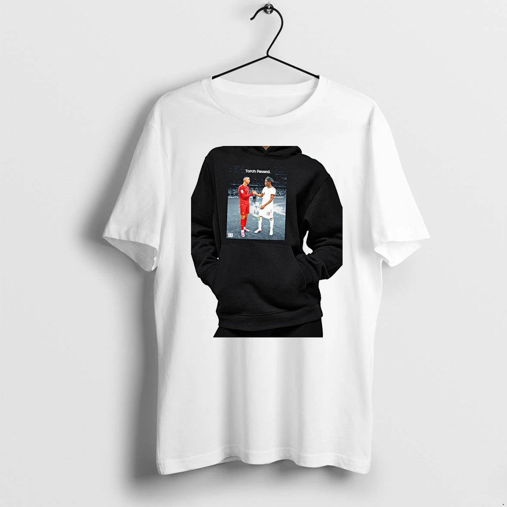 Officials Cristiano Ronaldo Portugal Lamine Yamal Spain Torch Passed Premium T Shirt
