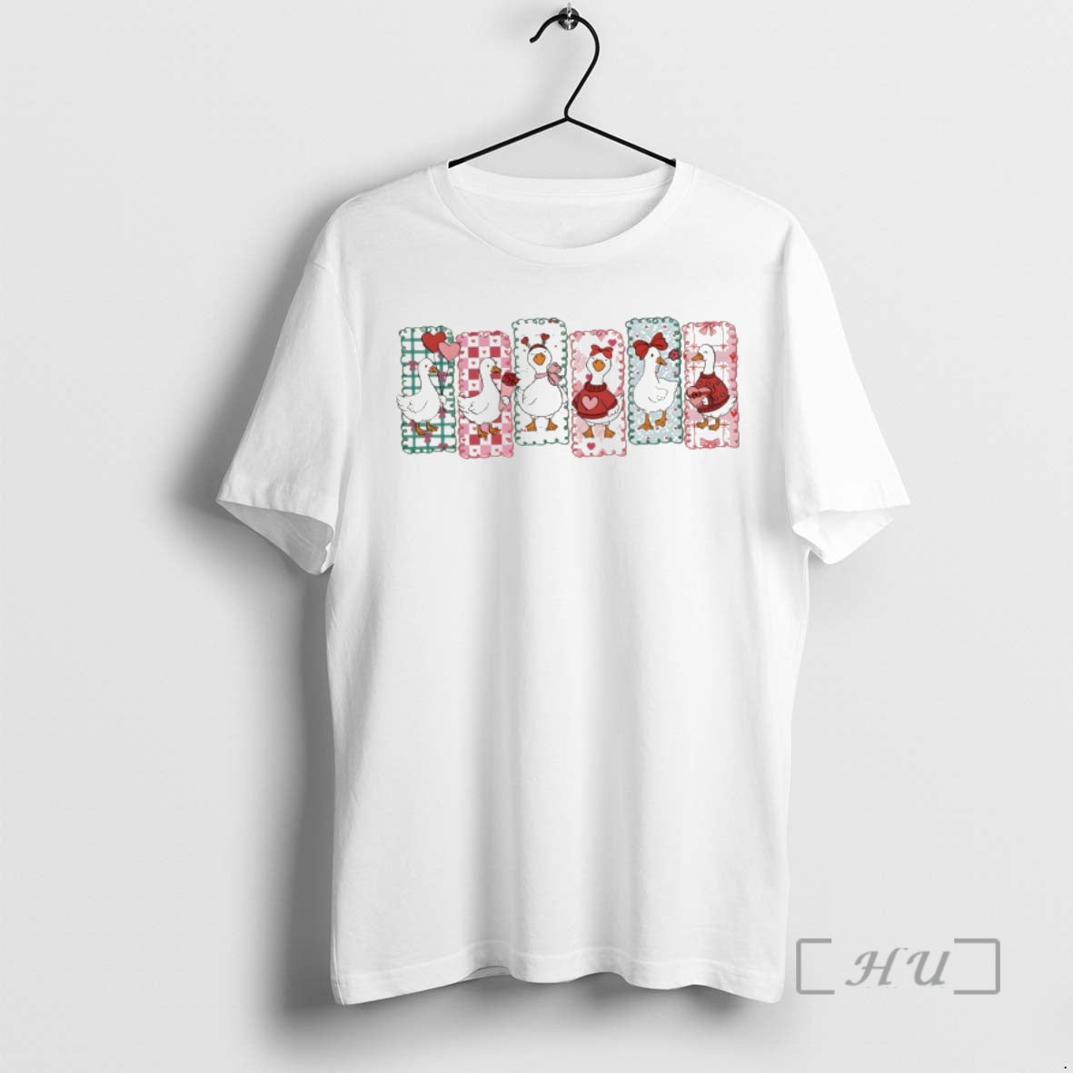 Officials Cute Valentine Goose Coquette Valentines Day T-Shirts, Hoodie, Sweatshirt | RetroVerseTees.com