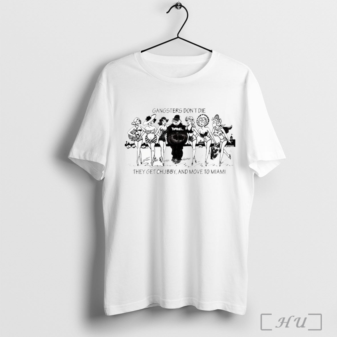 Officials Dade Gangsters Dont Die They Get Chubby And Move To Miami T Shirt