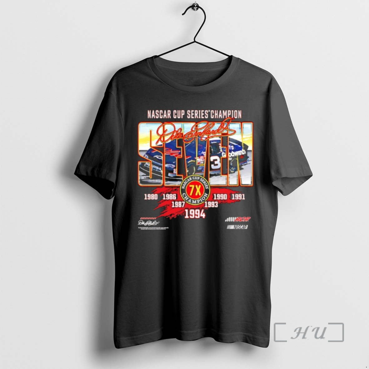 Officials Dale Earnhardt Nascar Cup Series Champion 7x Signature T-Shirts, Hoodie, Sweatshirt | RetroVerseTees.com
