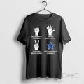 Officials Dallas Cowboys Nothing Beatsrock Beats Scissors Paper Beats Rock Scissors Beats Paper Premium T-Shirts, Hoodie,...
